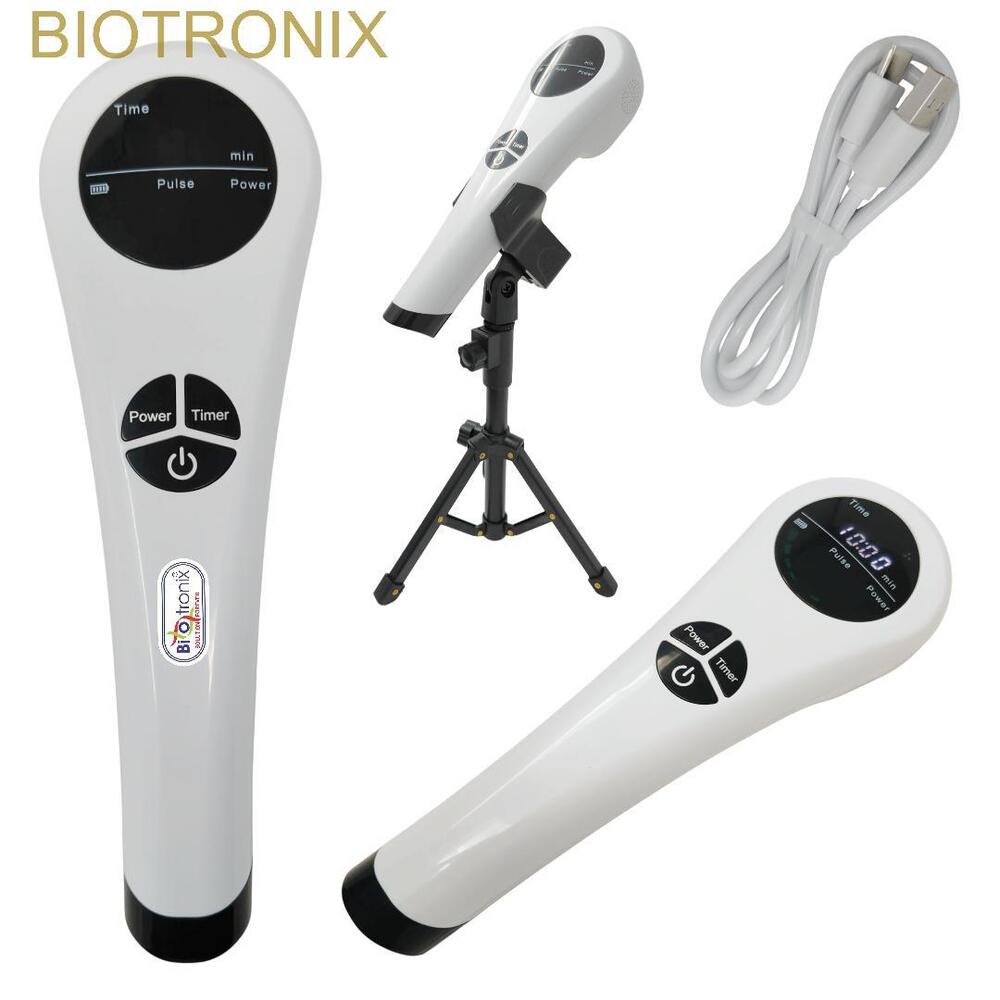 Handheld Laser Therapy Device 650nm/808nm-Digital Display, Protective Goggles Included