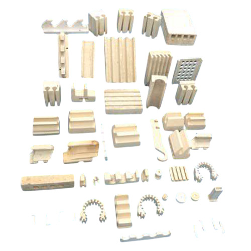 Groove Bricks And Supports Ceramics Fittings - Color: White