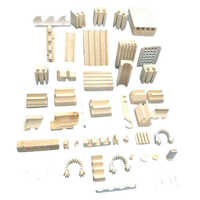 Groove Bricks And Supports Ceramics Fittings - Color: White