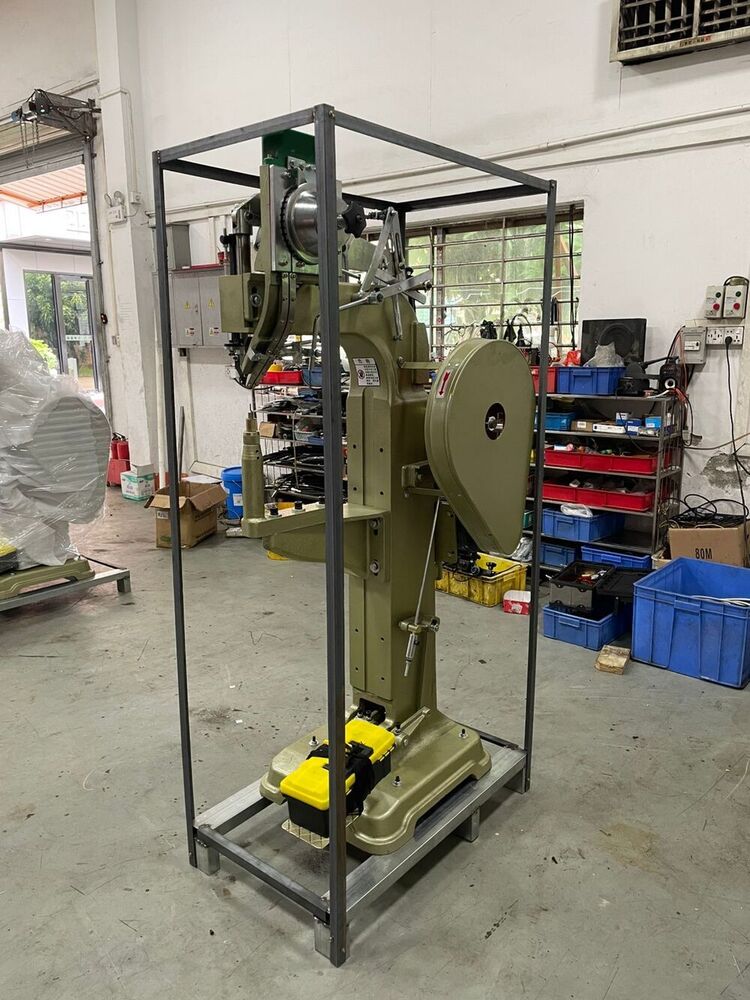 Luggage Bag Riveting Machine - Color: Olive Green