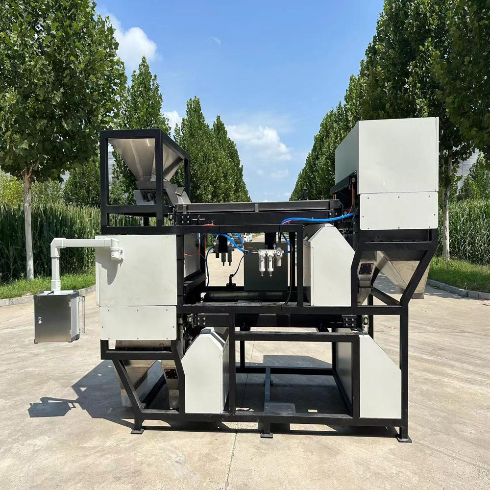 Multi Function Ai Grain Color Sorting Grain Soya Coffee Beans Peanuts Millet Rice Seed Color Sorter - Automation Grade: 1