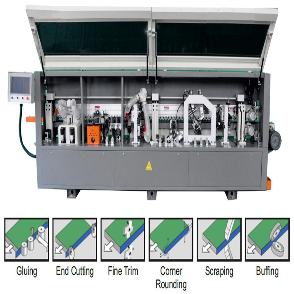 THROUGH FEED EDGE BANDING MACHINE