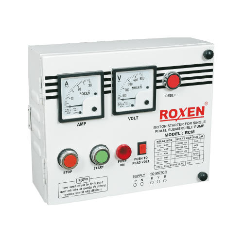 Rcm Motor Starter For Single Phase Submersible Pump - Application: Industrial