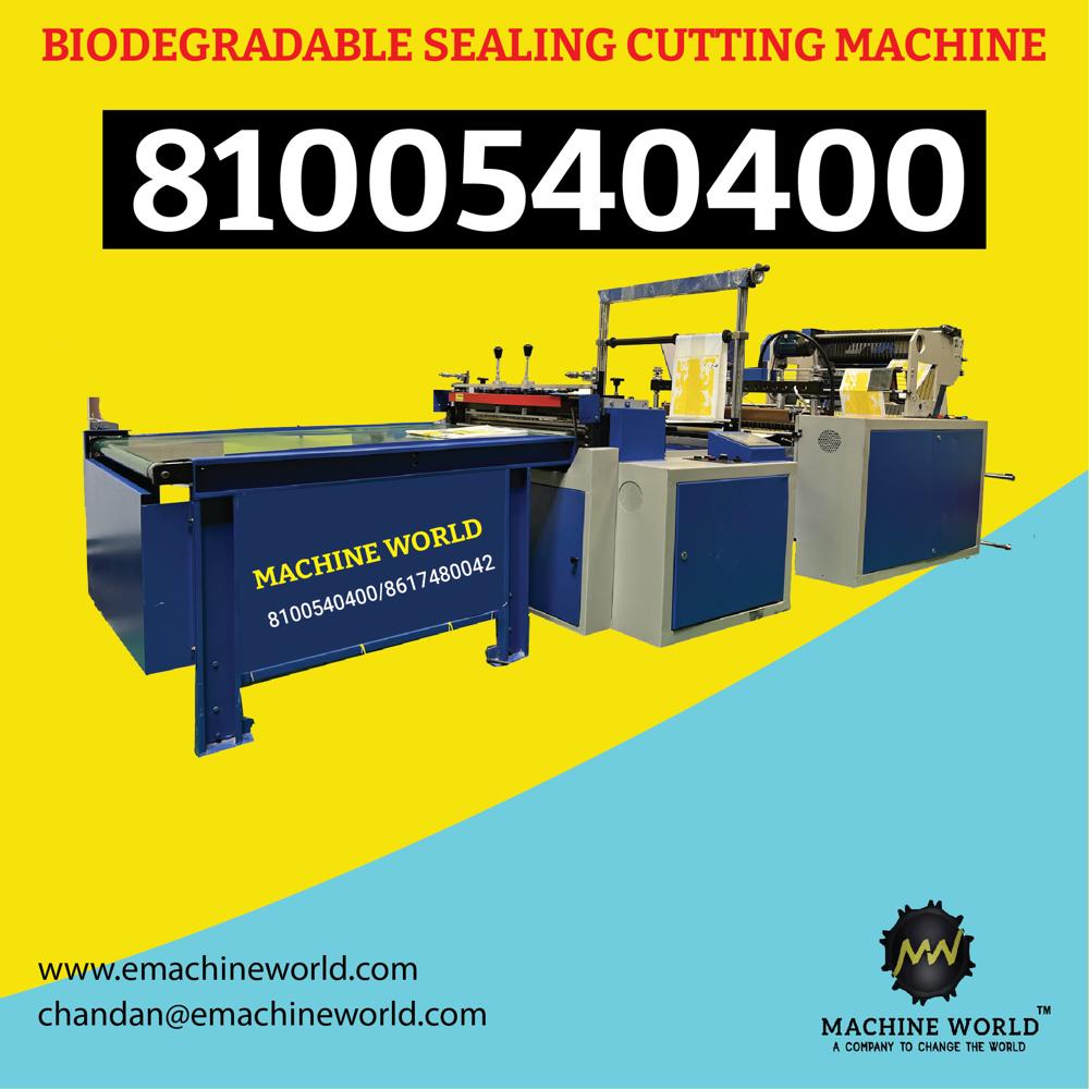 Fully Automatic Biodegradable Sealing Cutting Machine - General Use: Industrial