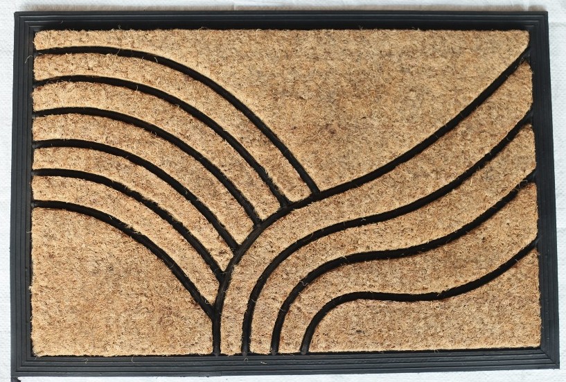 Rubber Backed Coir Mats - Design: Modern