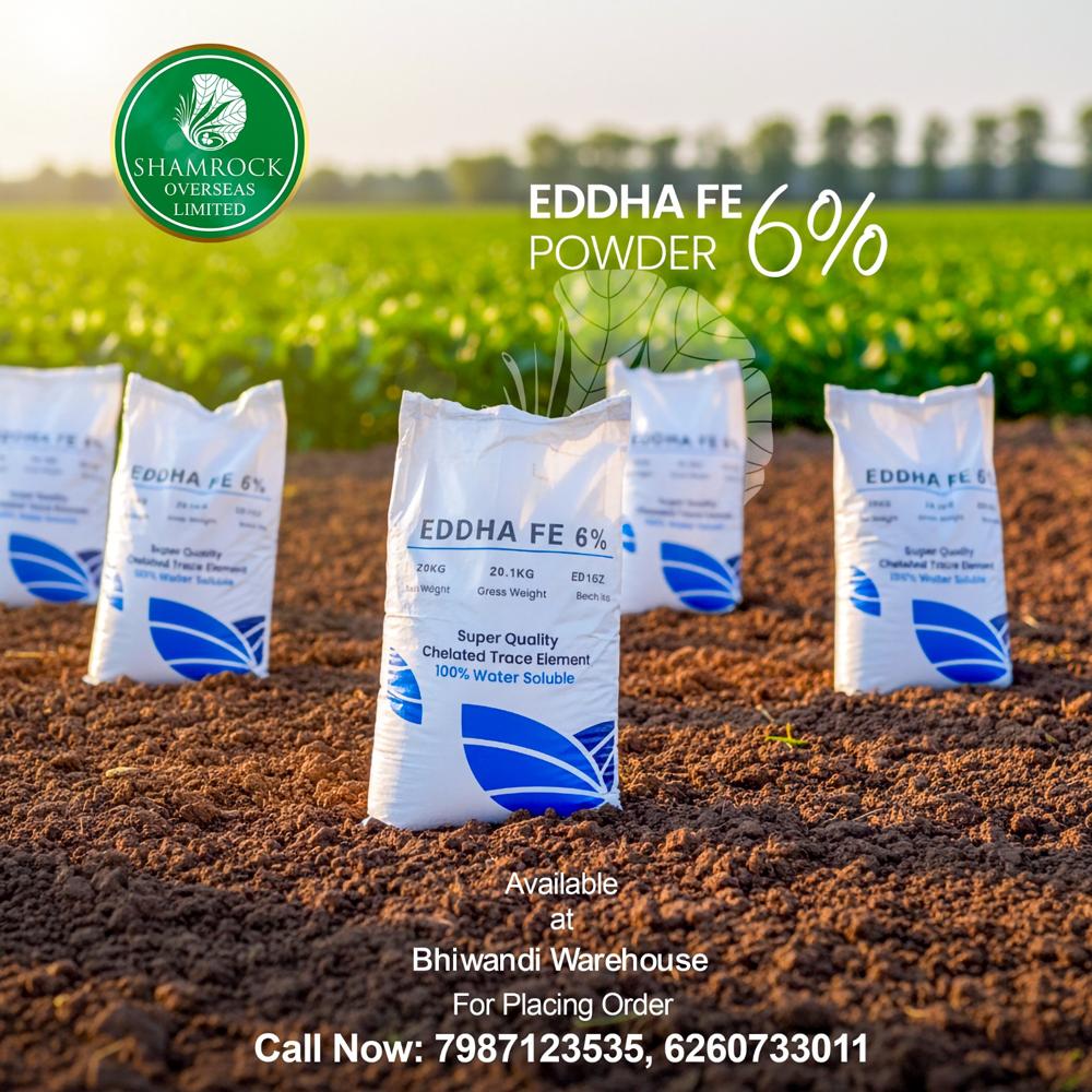 Eddha Fe 6% Powder (Ortho-ortho) Chelated - Application: Agriculture