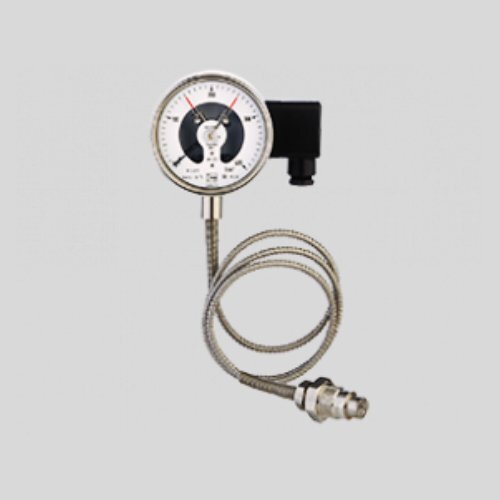 Stainless Steel Pressure Gauge With In-Line Diaphragm - Accuracy: 0.25 %