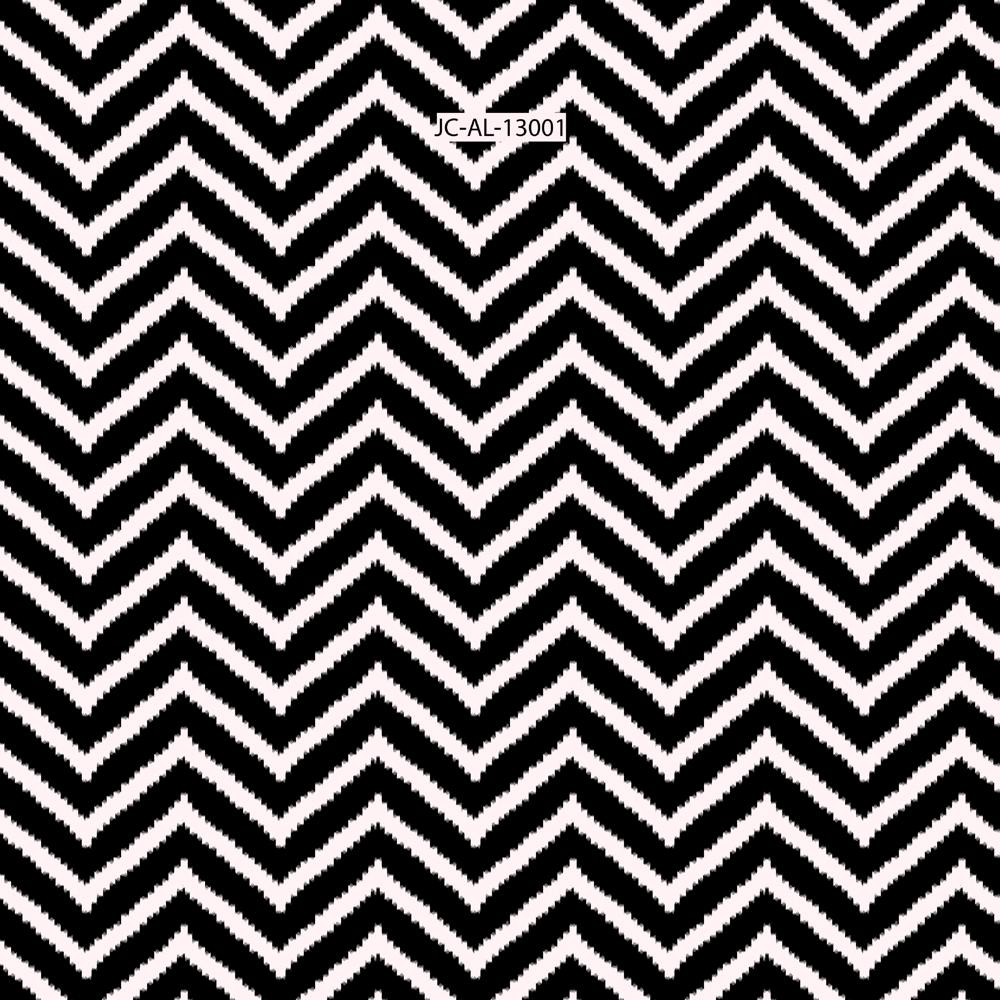 Digital Geometric Printed Fabric, Black - Application: Sarees