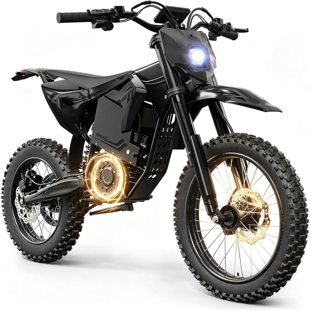 Qronge X1 Spark 17/14 Large Dirt Bike - Color: Golden