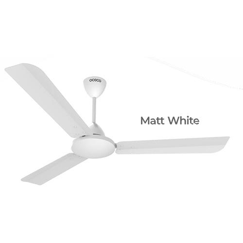 Cluto Matt White Ceiling Fan