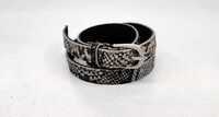 2cm Snake Hairon Jeans Belt - Belt Type: Leather