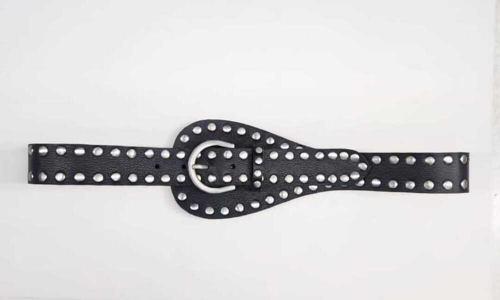 Stud Ladies Belt - Belt Type: Leather