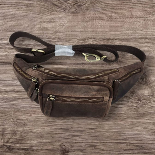 Bumbag In Hunter - Color: Brown