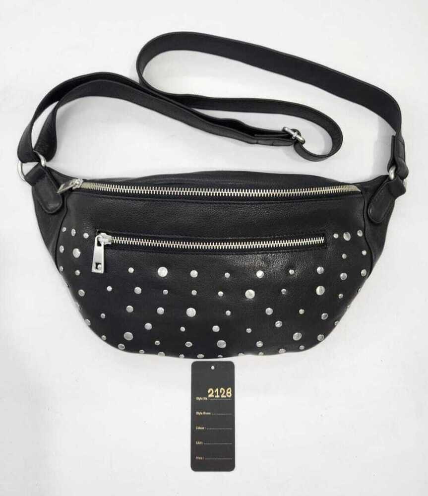 Fewer Stud Bumbag - Color: Black