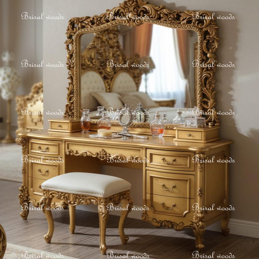 Antique wooden bedroom furniture