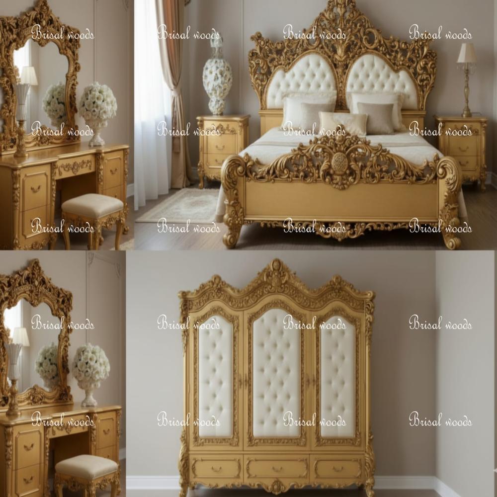 Antique wooden bedroom furniture