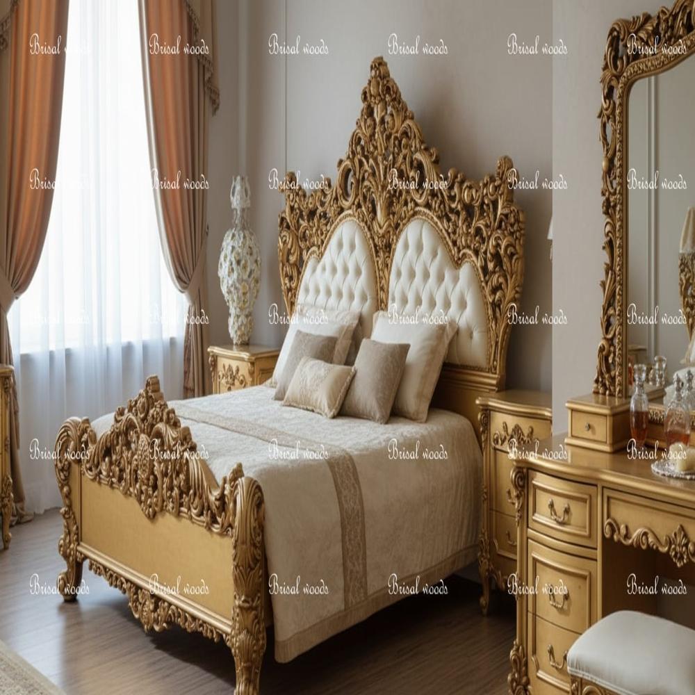 Antique wooden bedroom furniture