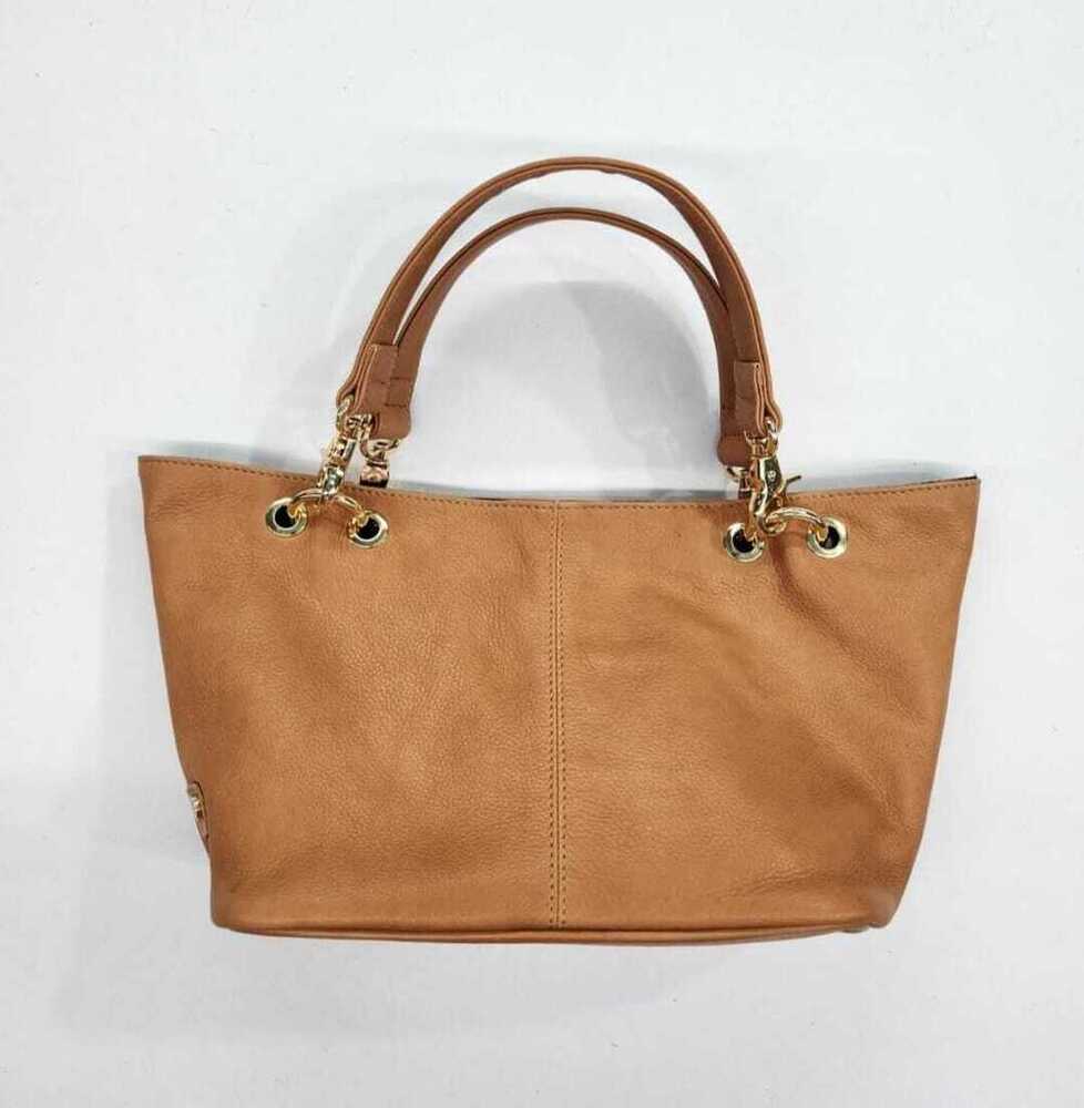 Cognac Handbag - Color: Tan Color