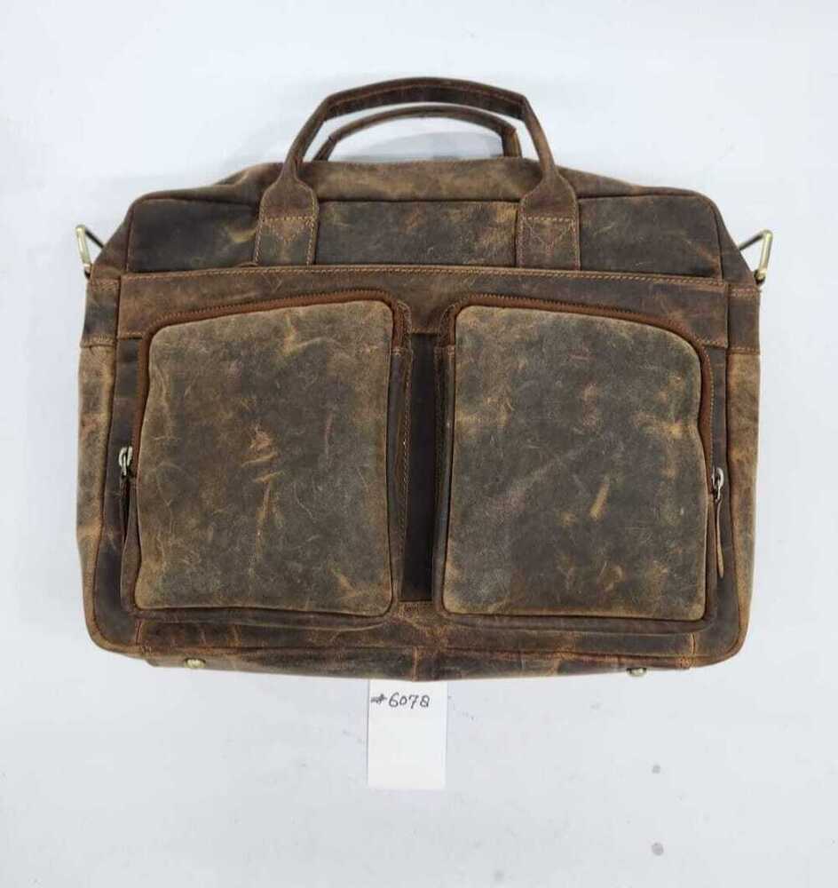 Computer Bag In Hunter - Color: Brown