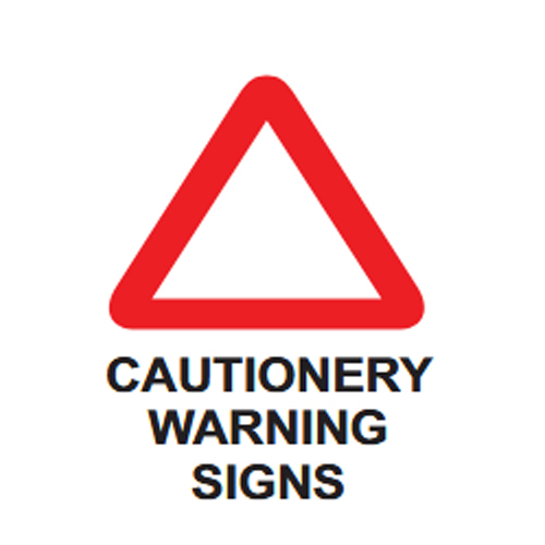 Warning Sign - Application: Road Safety