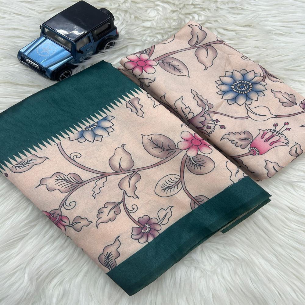 kalamkari digital print saree