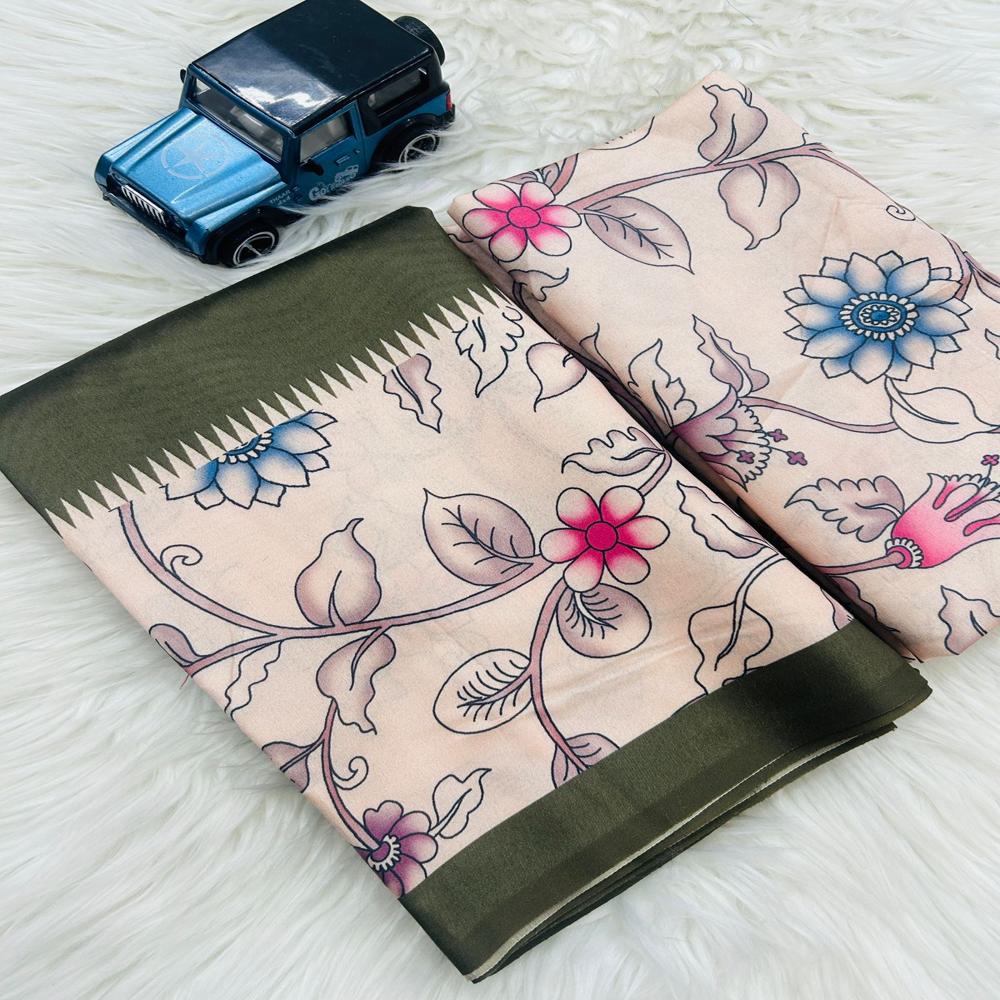 kalamkari digital print saree