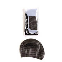 Konex Black Swimming Pool Caps - Shape: Round