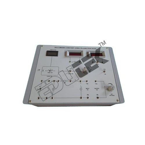 BOLTZMAN CONSTANT APPARATUS WITH PN JUNCTION DIODE WITH ALUMINUM PANEL & DIGITAL PANEL METERS