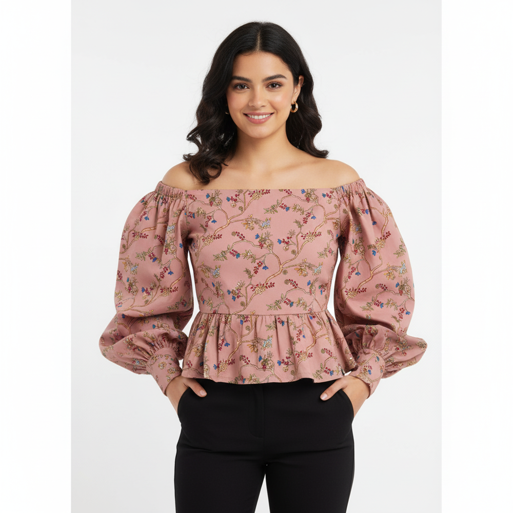 Floral Print Fabric, Digital Prints, Multicolour