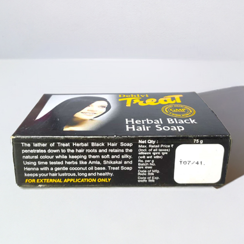 75g Dehlvi Treat Herbal Black Hair Soap