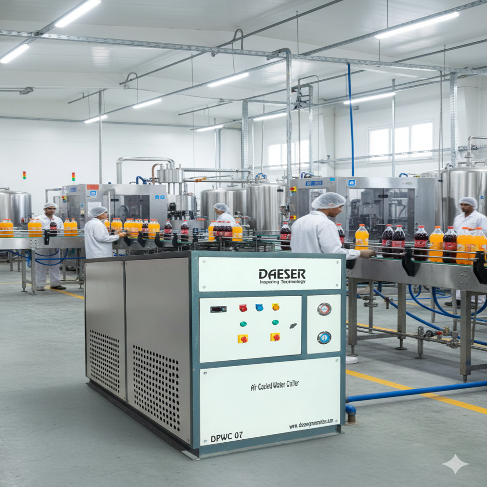 Ms Air Cooled Chiller - Color: White And Black