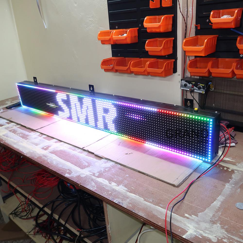 Multicolor Scrolling Led Display Board - Body Material: Steel