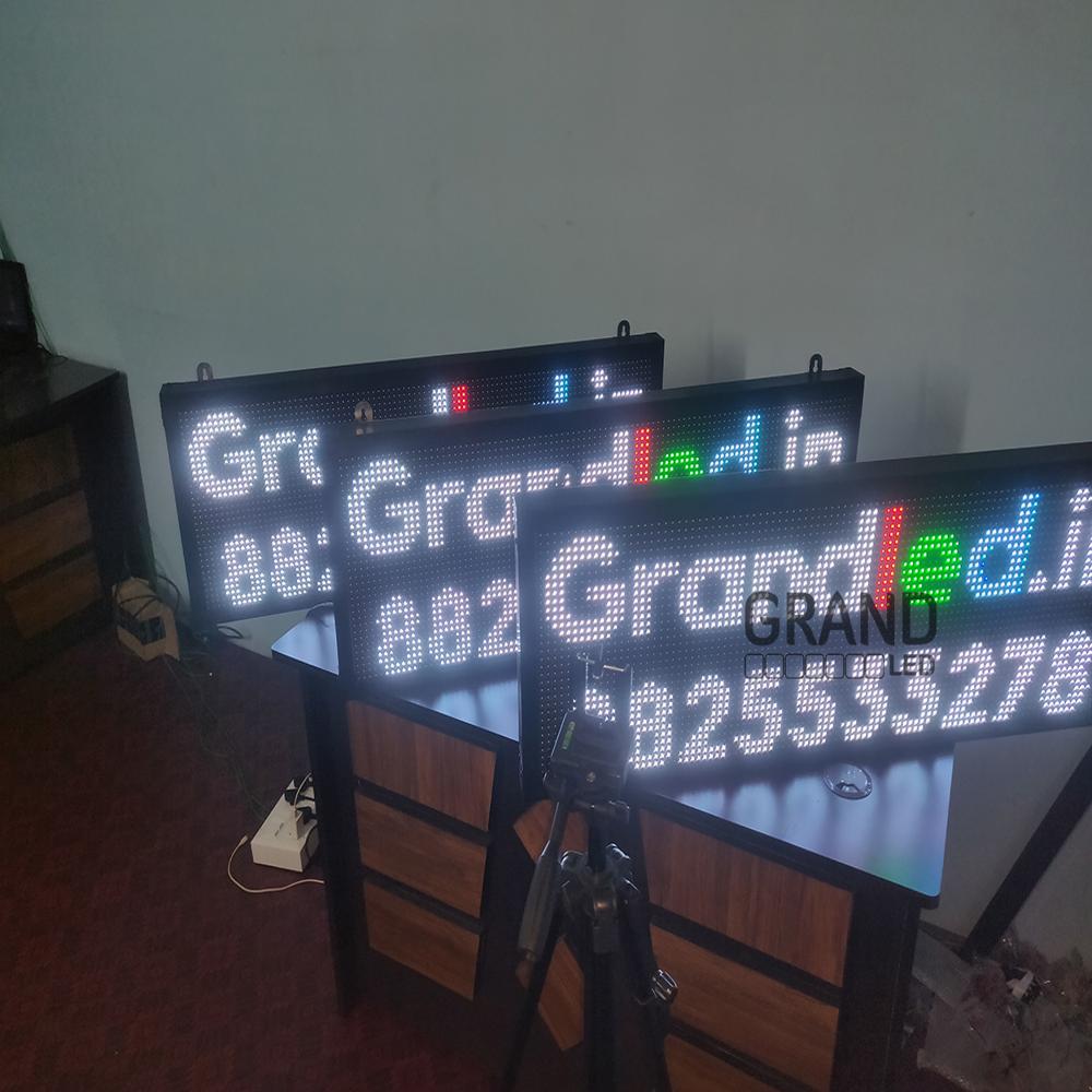Multicolor Scrolling Led Display Board - Body Material: Steel