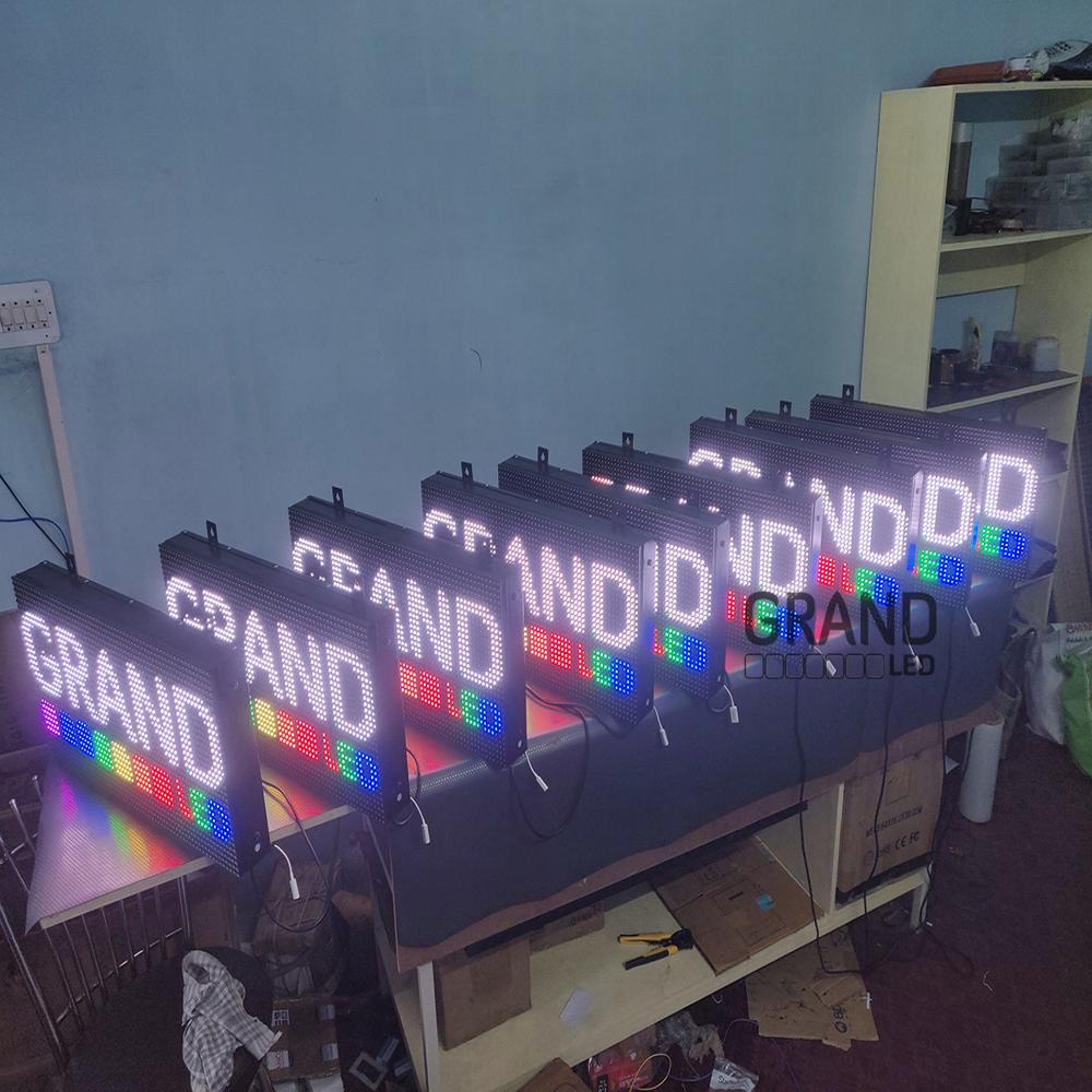 Multicolor Scrolling Led Display Board - Body Material: Steel