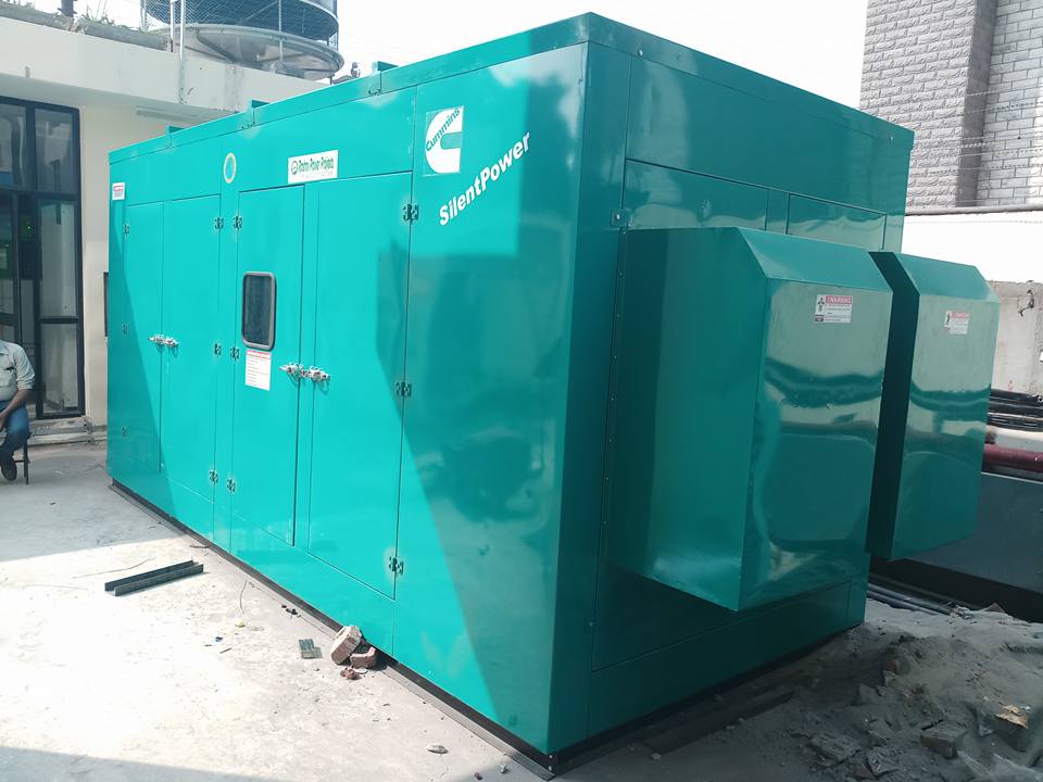 Blower Acoustic Enclosure - Color: Grey And White