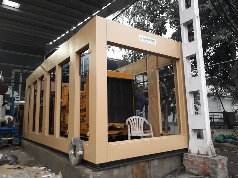 Blower Acoustic Enclosure - Color: Grey And White