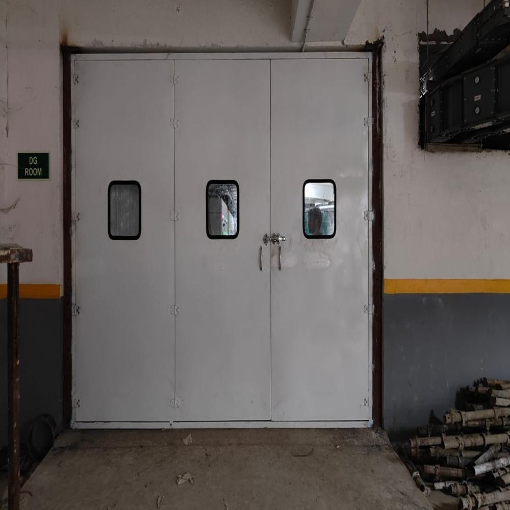 Sound Proof Door - Color: Green