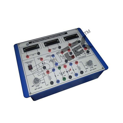 OPTO ELECTRONIC DEVICES CHARACTERISTICS (LED, LDR, PHOTO TRANSISTOR & PHOTO DIODE) WITH ALUMINUM PANEL & DIGITAL PANEL METERS