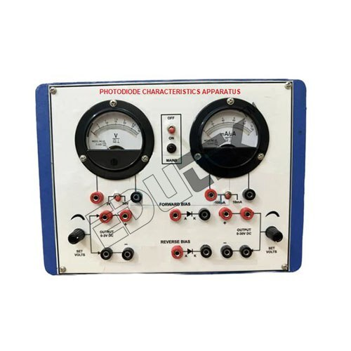 PHOTODIODE CHARACTERISTICS APPARATUS WITH BAKELITE PANEL & ROUND METERS