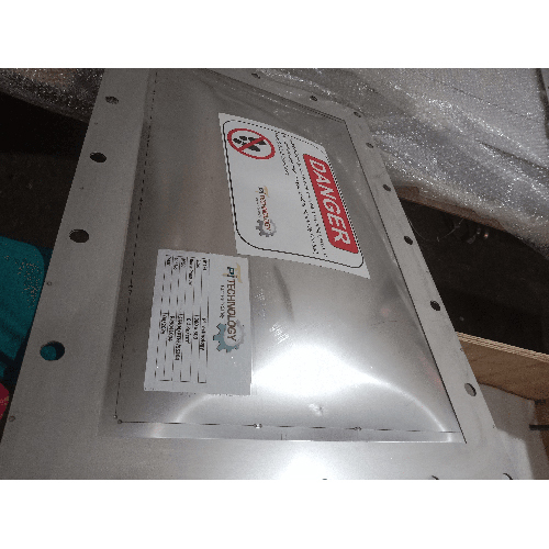 Dome Shaped Exploion Vent 400 Mm - Color: Silver