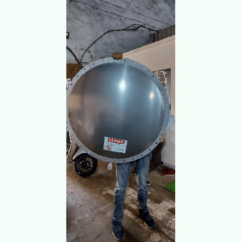 Dome Shaped Exploion Vent 400 Mm - Color: Silver