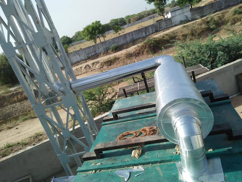 DG Exhaust tower pipline Installation Service