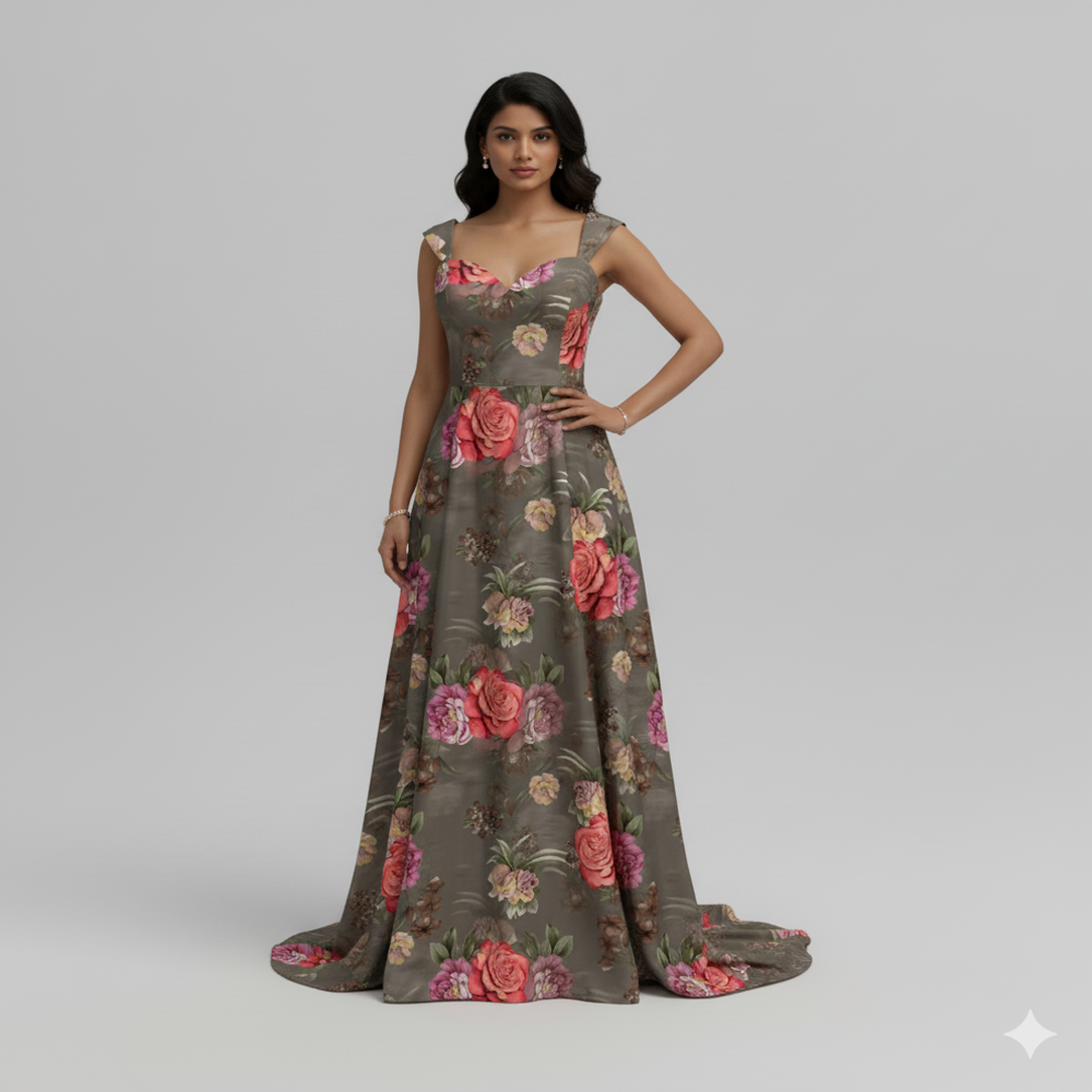 Multi Color Digital Print Viscose Fabric