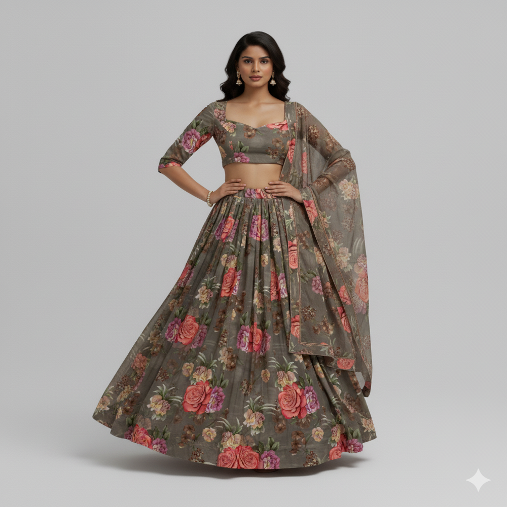 Multi Color Digital Print Viscose Fabric