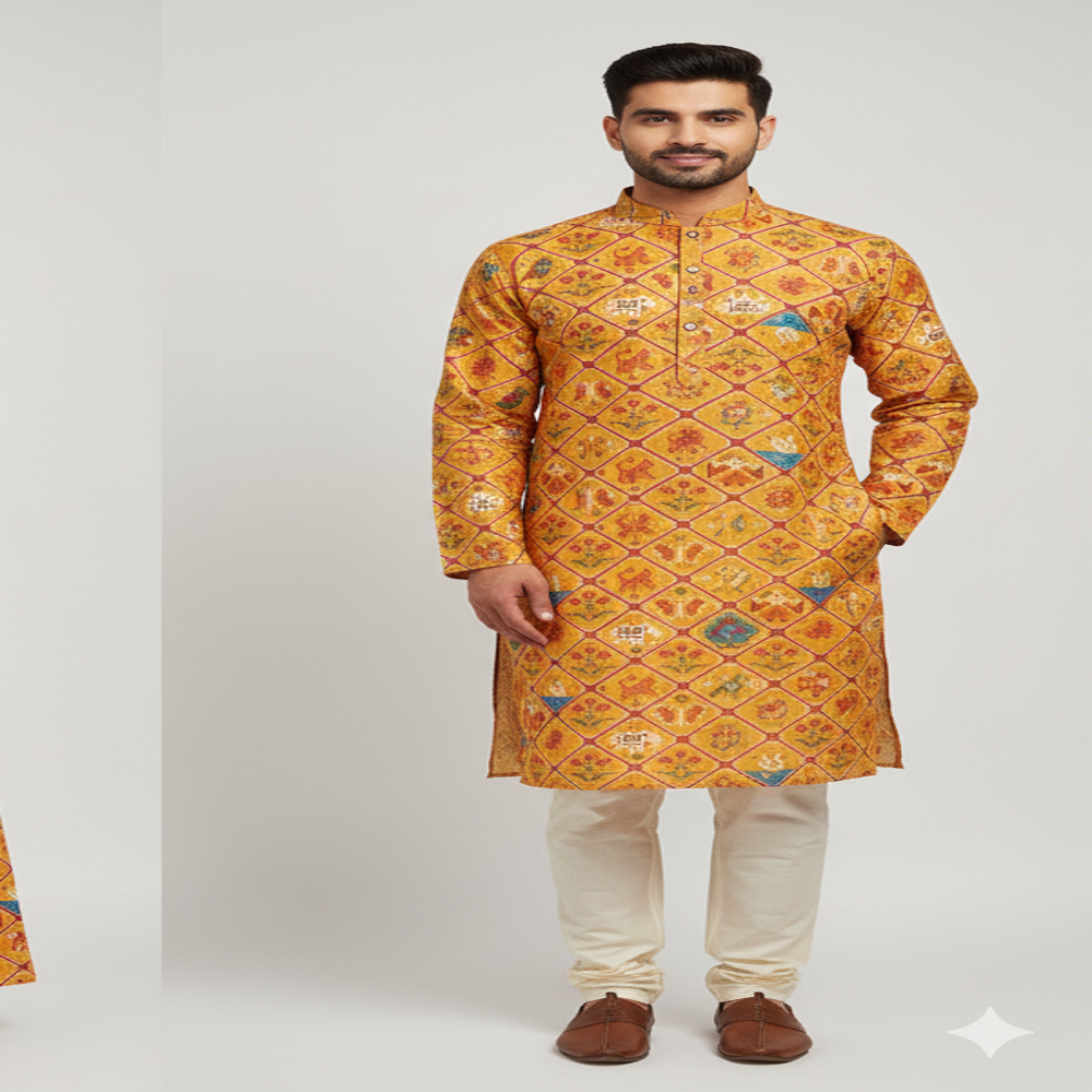 Floral viscose Animal Print Fabric