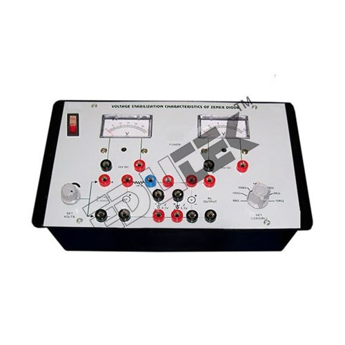 VOLTAGE STABILIZATION CHARACTERISTICS OF ZENER DIODE WITH ALUMINUM PANEL & SQUARE METERS