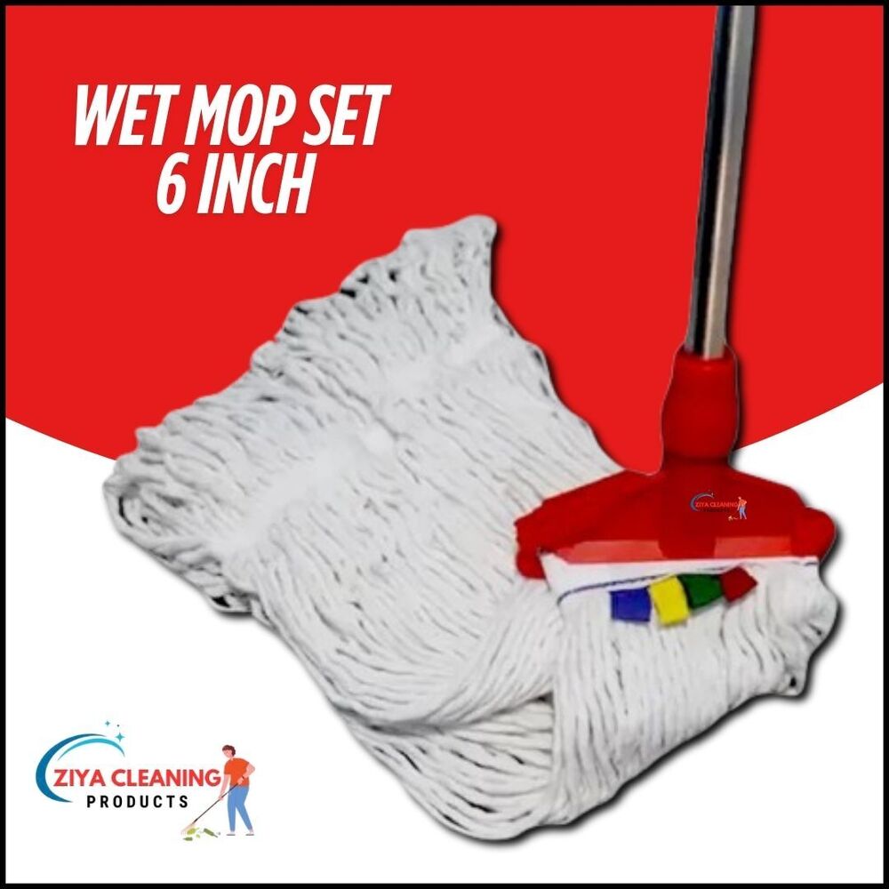 6 Inch Wet Mop Set - Application: Hotels & Hotel
