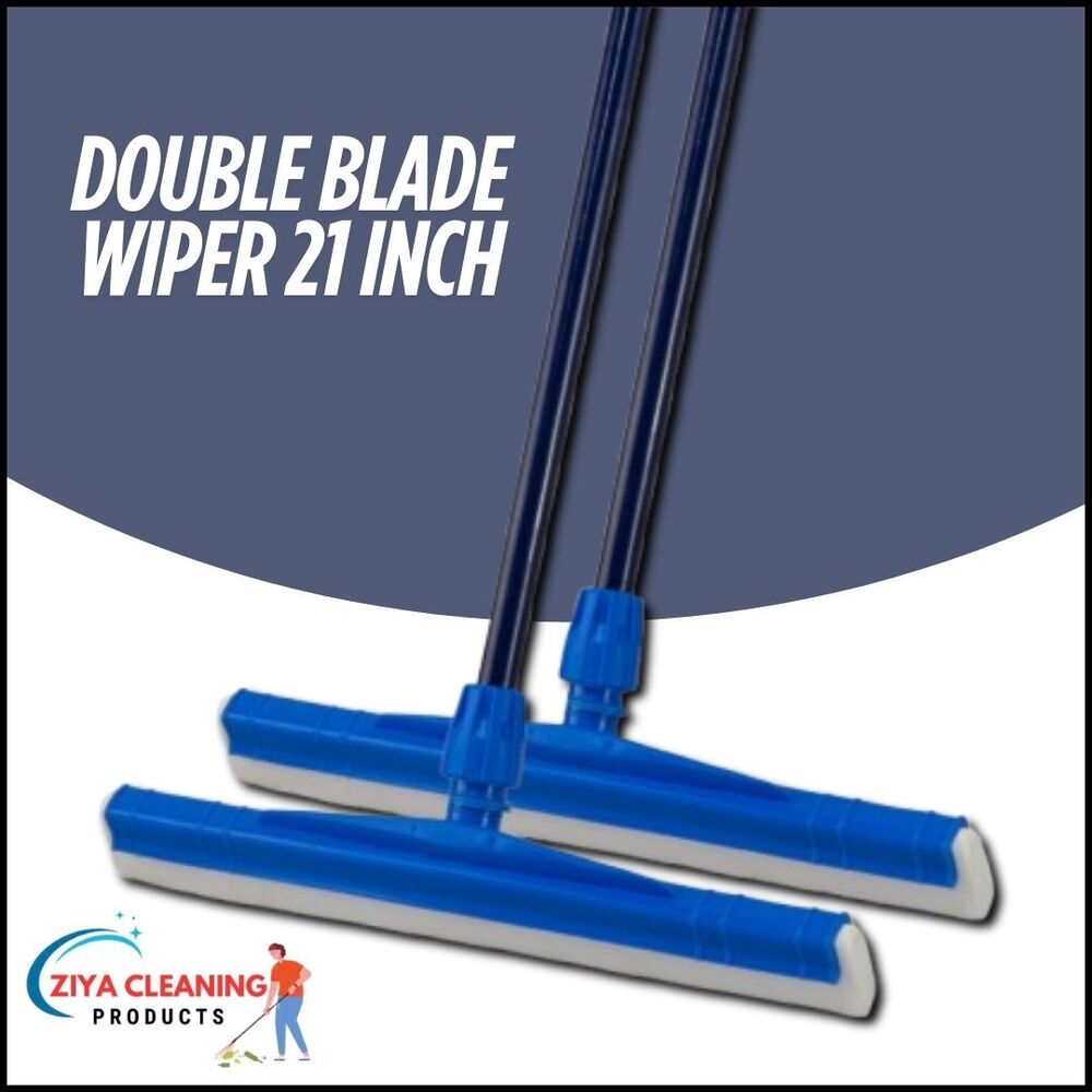 21 Inch Double Blade Wiper - Color: Black
