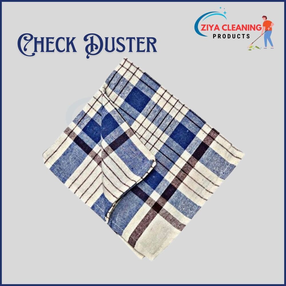 Check Duster - Color: White