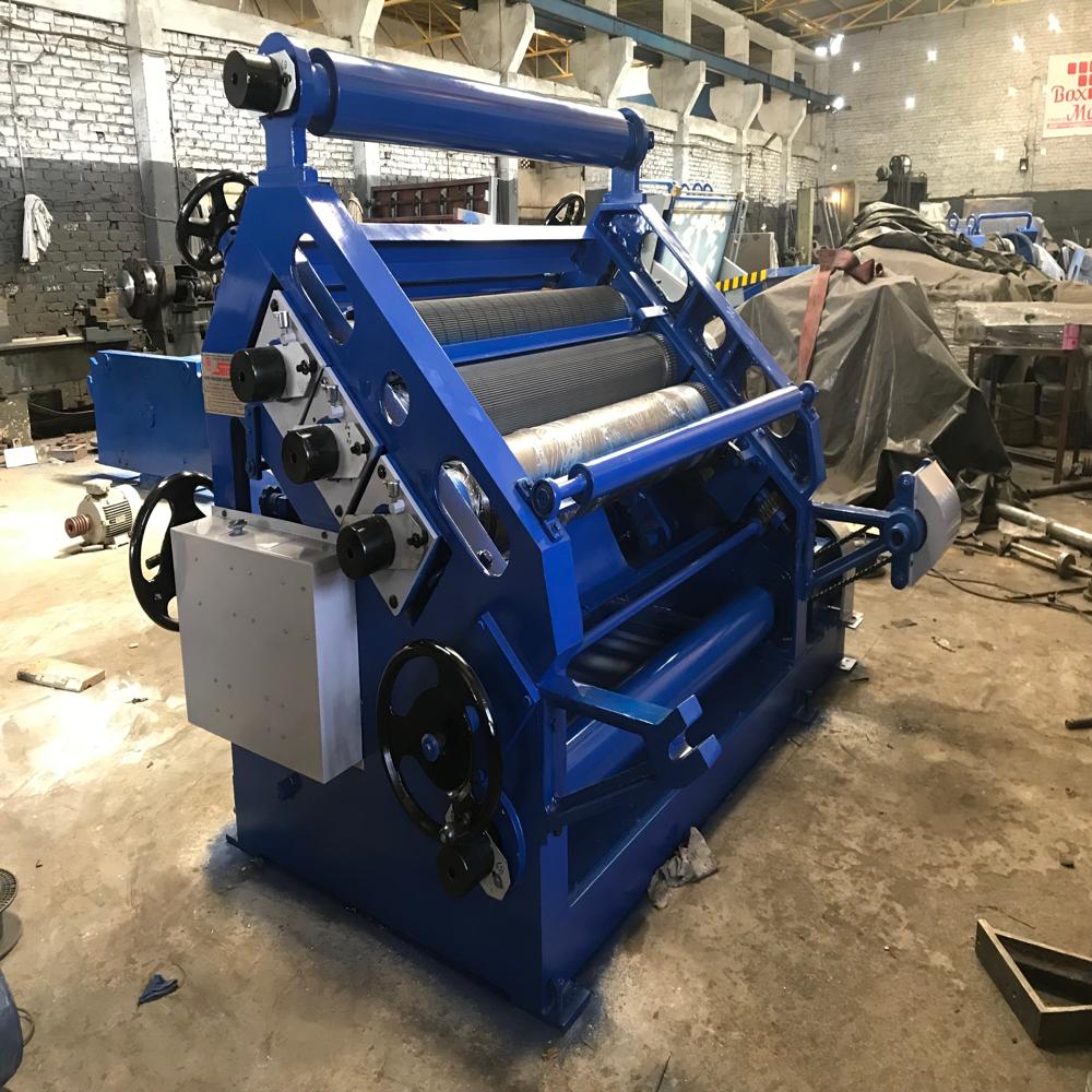 Heavy duty Oblique type Single facer Paper Corrugation machine